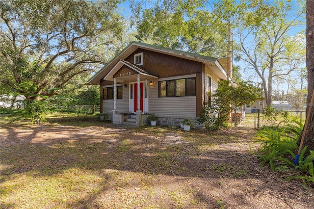 view of front of home