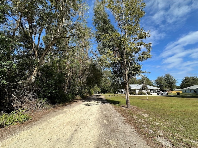 view of road