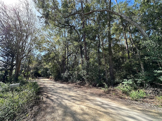 view of road