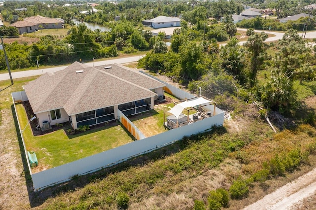 drone / aerial view