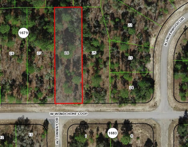 2333 W Windchime Loop, Dunnellon FL, 34434 land for sale