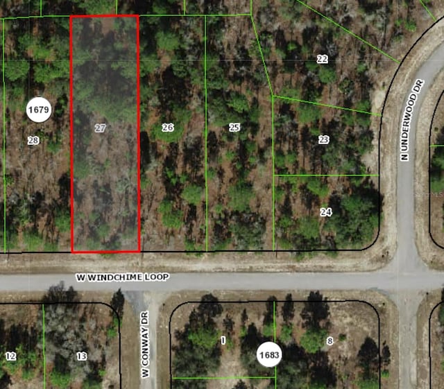 2345 W Windchime Loop, Dunnellon FL, 34434 land for sale