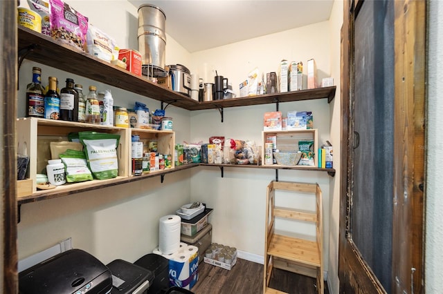 view of pantry