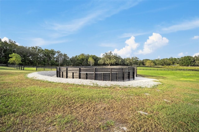 view of home's community with a rural view