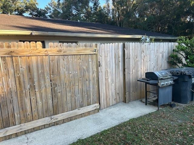 view of patio / terrace with grilling area