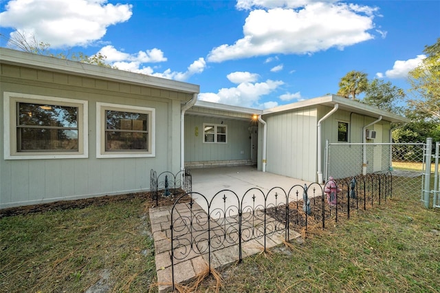 view of rear view of property