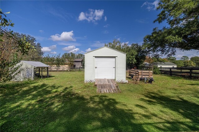 5537 SW 38th St, Ocala, FL 34474 - view of yard featuring a shed and an outdoor structure