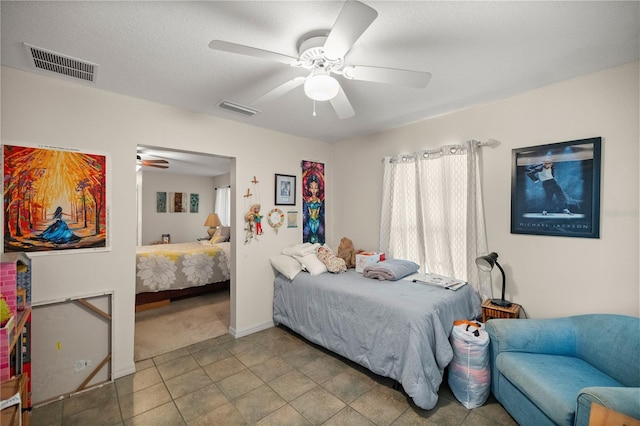 5537 SW 38th St, Ocala, FL 34474 - bedroom with carpet flooring, baseboards, and ceiling fan