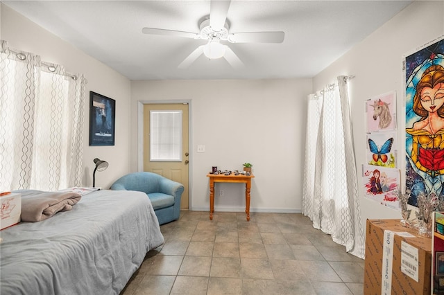 5537 SW 38th St, Ocala, FL 34474 - bedroom with ceiling fan and baseboards
