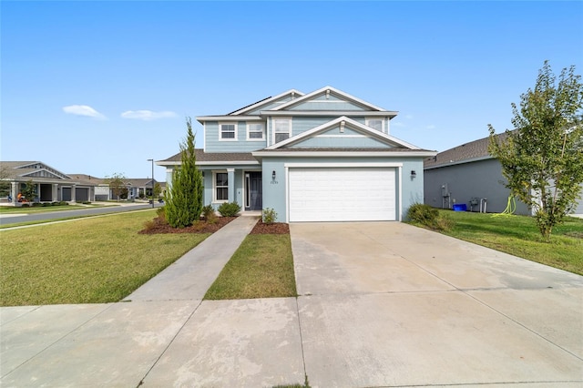 view of front of home featuring a front yard