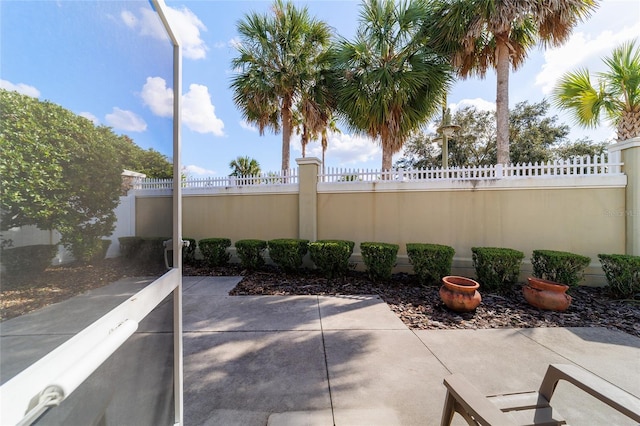 view of patio