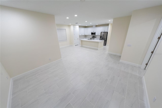 view of unfurnished living room