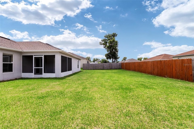 3107 NE 24th Pl, Ocala, FL 34470 - view of yard with a sunroom