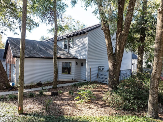 view of rear view of house