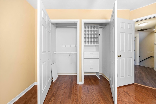 view of closet