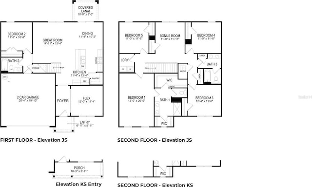 5290 SW 51st Rd, Gainesville, FL 32608 - floor plan / room layout