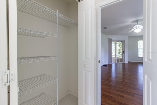 view of closet