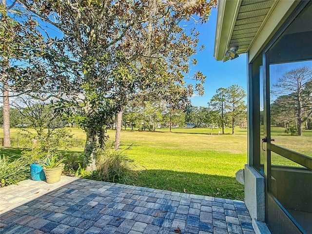 exterior space with a patio