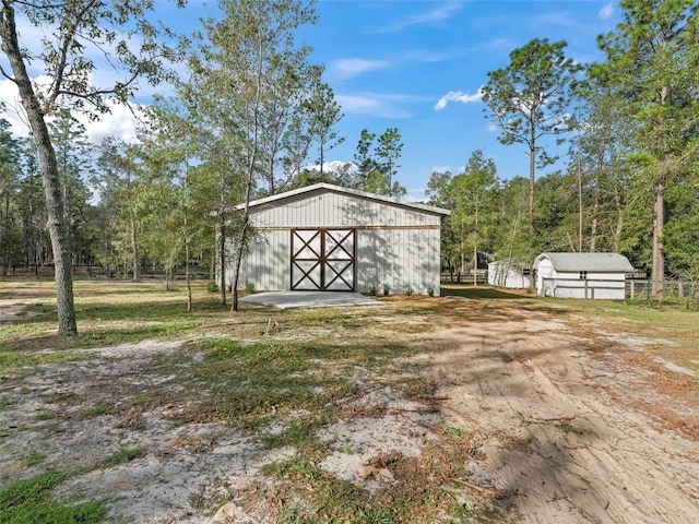 view of outbuilding