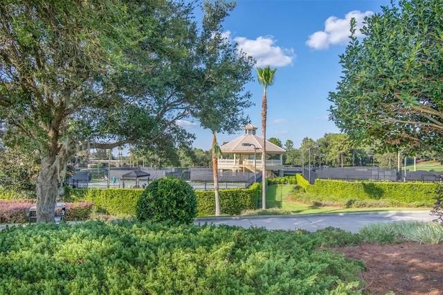 view of property's community featuring a gazebo