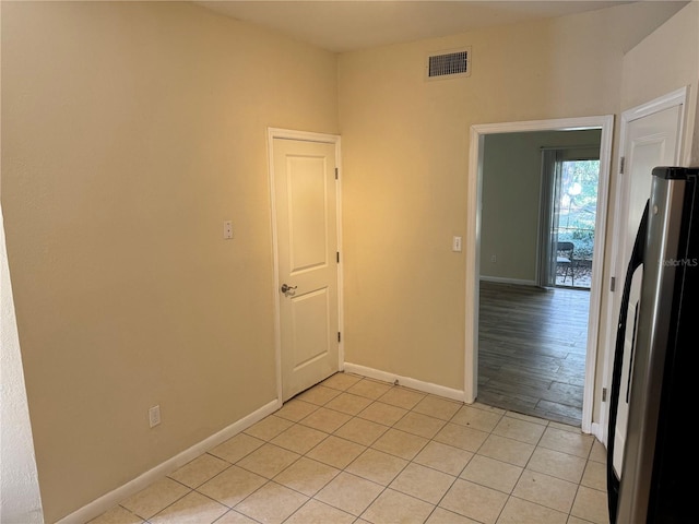 empty room featuring light hardwood / wood-style flooring