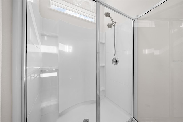 bathroom with an enclosed shower