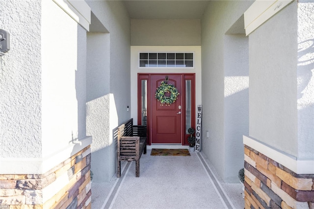 view of property entrance