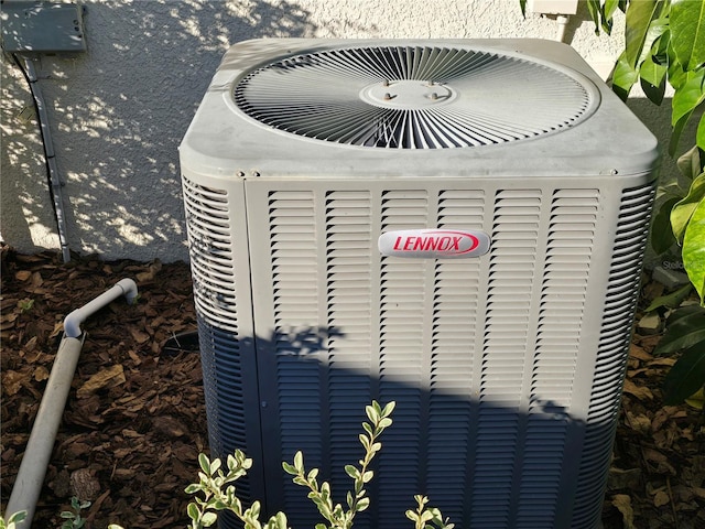 exterior details with central AC unit