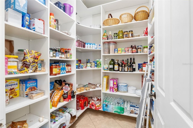 view of pantry