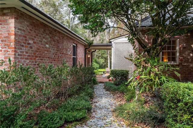 view of home's exterior