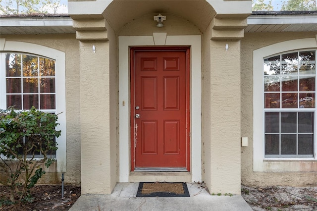 view of entrance to property