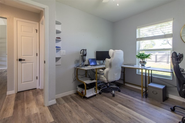 17023 SW 41st Avenue Rd, Ocala, FL 34473 - office space with hardwood / wood-style flooring