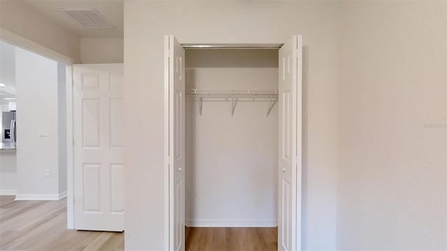 view of closet