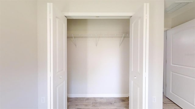 view of closet