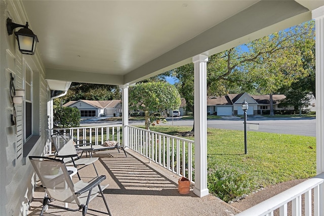 view of patio / terrace featuring a porch