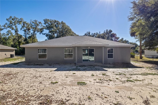 view of back of property