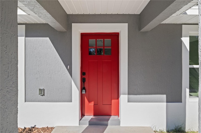 view of entrance to property