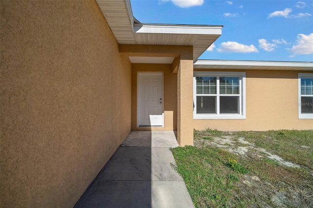 view of entrance to property