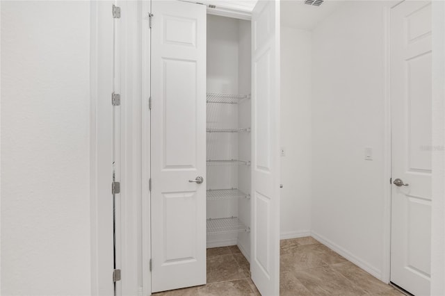 view of closet