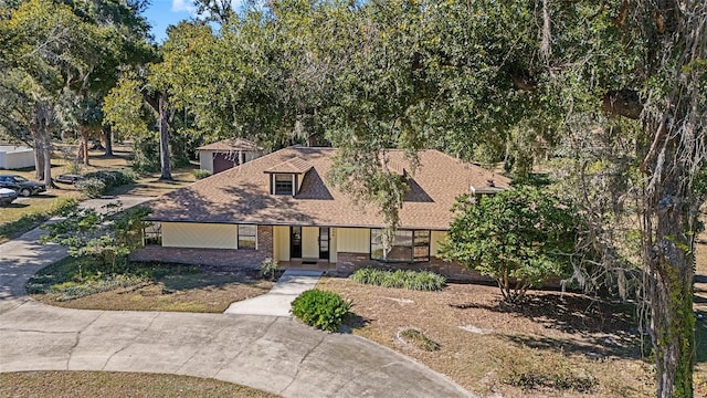 view of front of home featuring covered porch