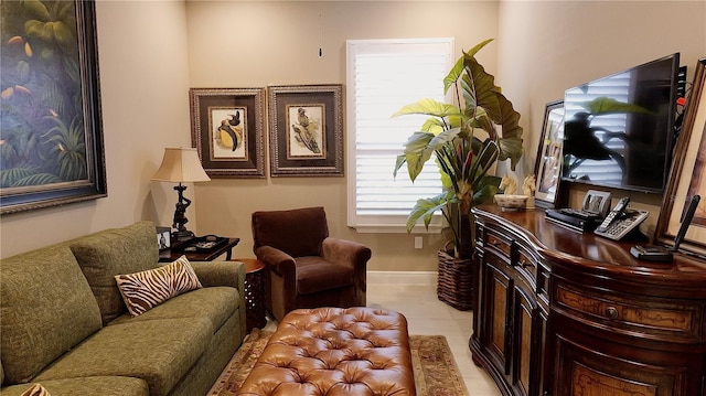 view of sitting room