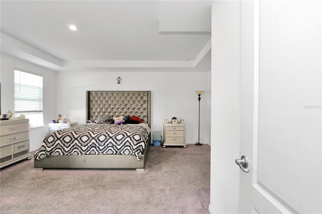 4313 SW 106th Pl, Ocala, FL 34476 - bedroom featuring carpet and a tray ceiling