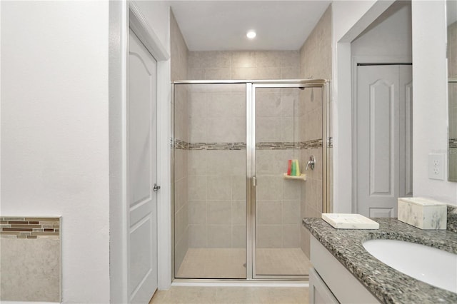4313 SW 106th Pl, Ocala, FL 34476 - bathroom with vanity and a stall shower