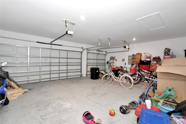 4313 SW 106th Pl, Ocala, FL 34476 - garage with electric panel and a garage door opener