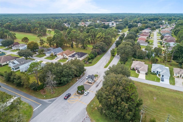 bird's eye view featuring a residential view