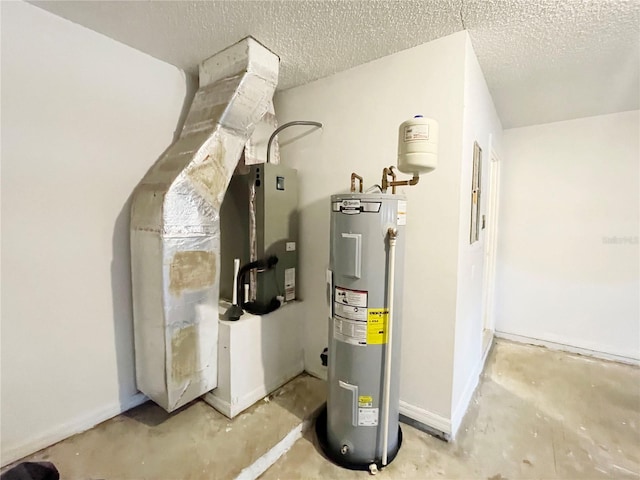 utilities featuring heating unit and water heater