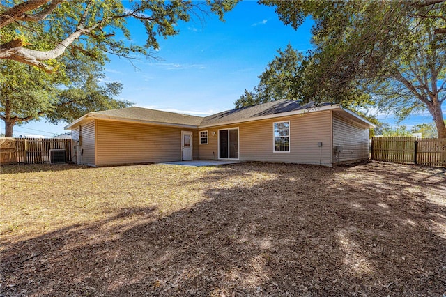 view of front of property with a patio