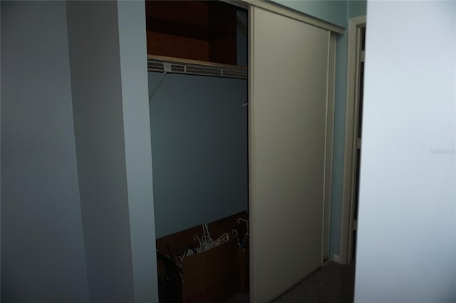 view of closet