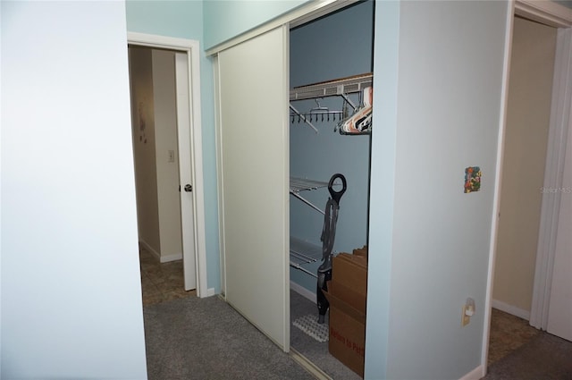 view of closet