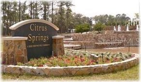 8375 N Jay Dr, Citrus Springs, FL 34434 - view of community sign